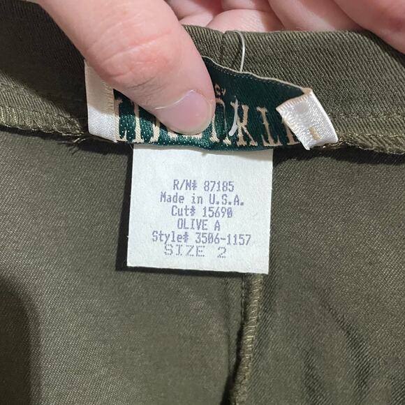 NWT TimBukTu Station 100% Tencel Olive Green Midi Skirt Size 2 Vintage Granola - Picture 9 of 14